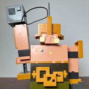Minecraft Piglin Action Figure with Movable Parts
